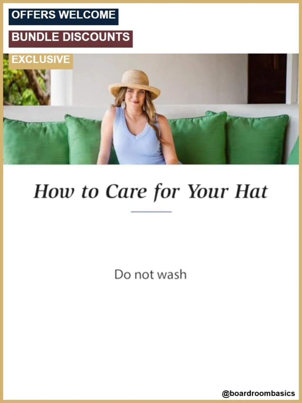 Women's Wide Brim Sun Hat, Natural Raffia & Straw, Adjustable